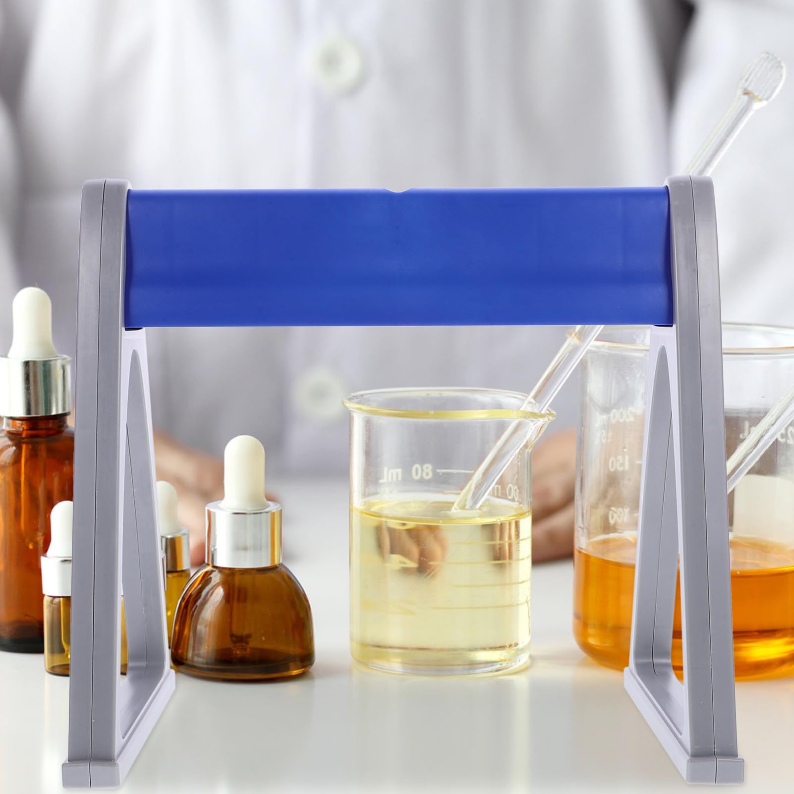 Gatuida 3pezzi Porta Pipette Da Laboratorio Plastica Supporto Lineare Per Pipette Rack Di Stoccaggio e Esposizione Design Compatto e Resistente Per Ambienti Scolastici e Scientifici