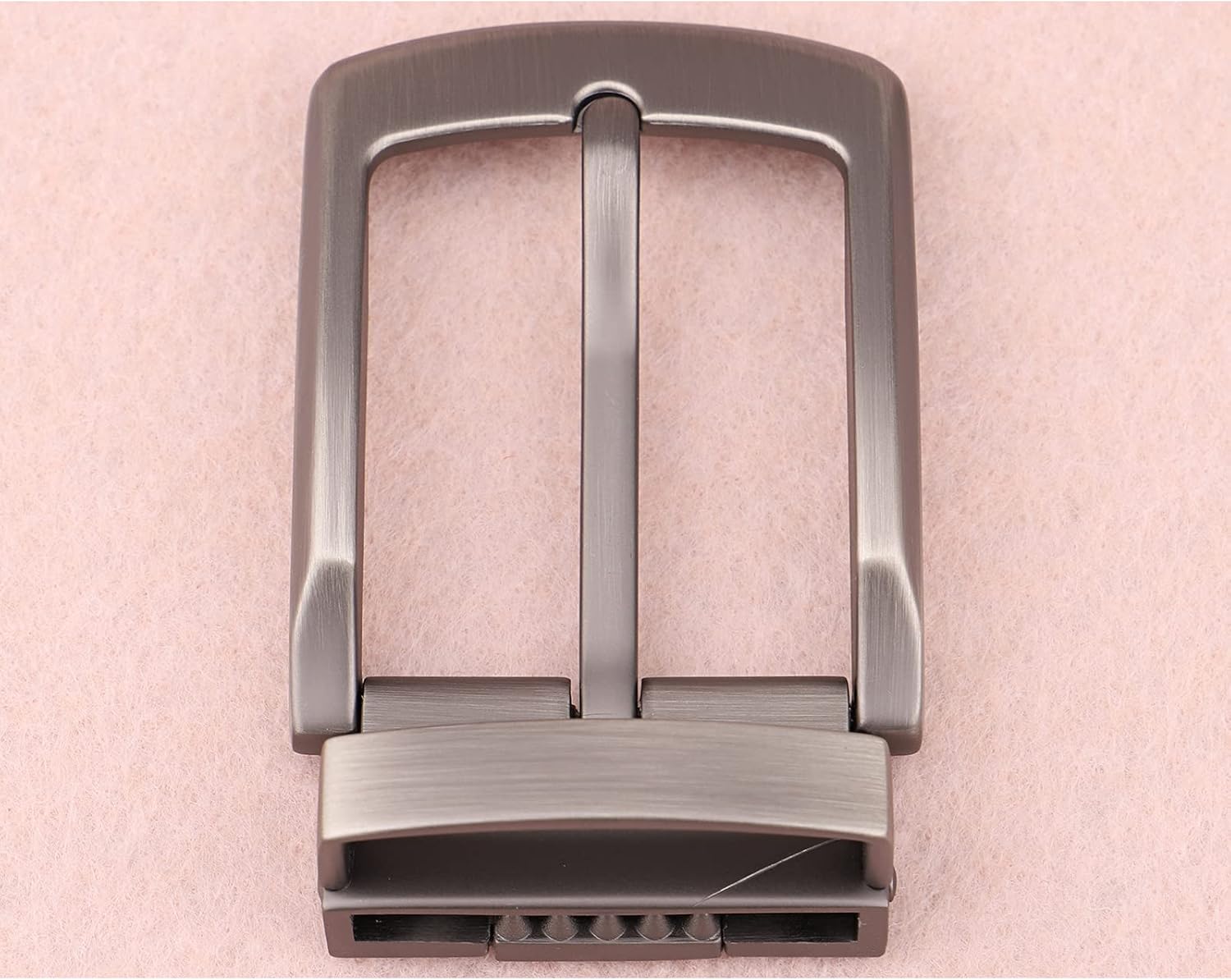 1.37 Inches (32-35mm) Alloy Belt Buckle Single Prong Square Replacement Buckle - Image 2