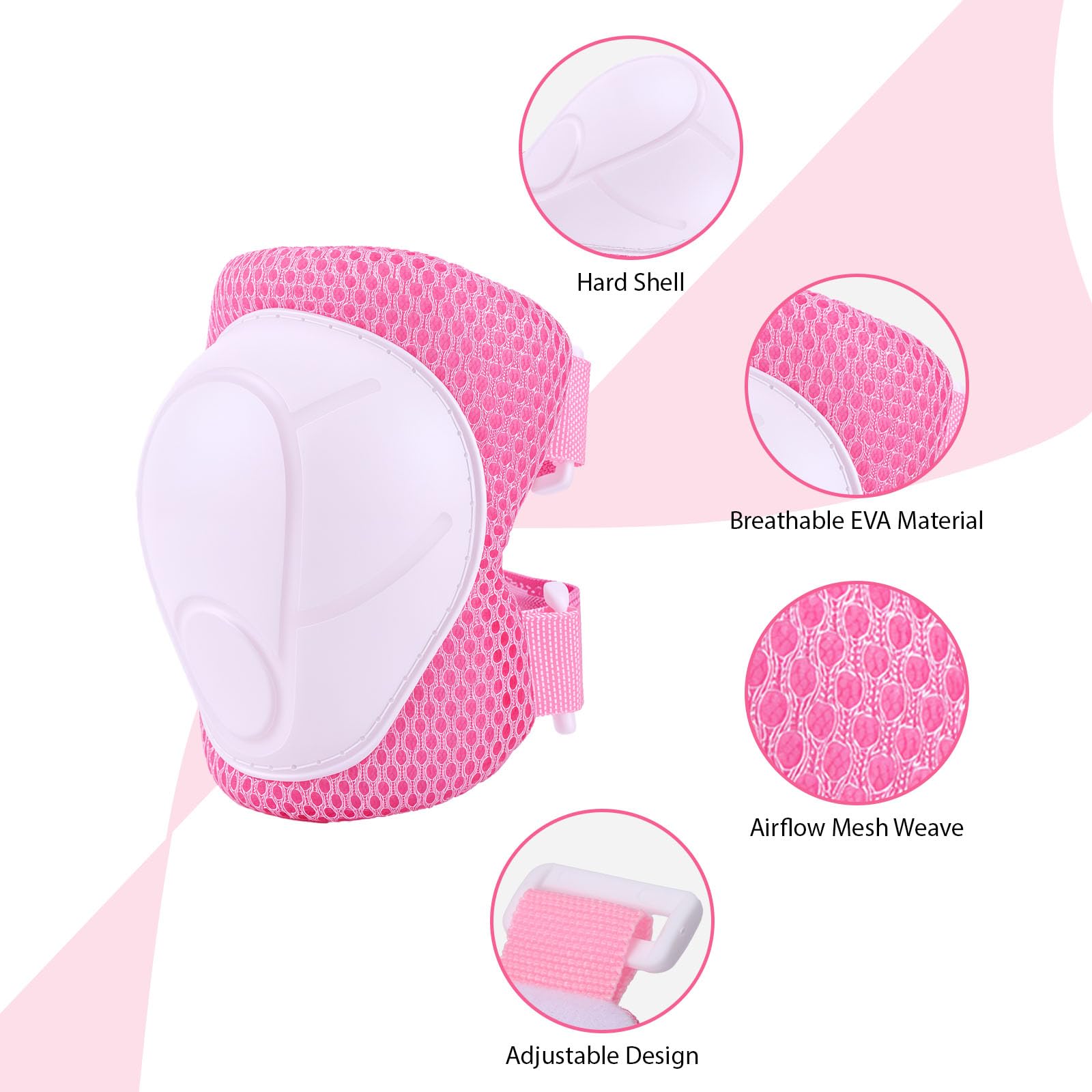 Equipo de Proteccion Infantil 9 Piezas con Casco Ajustable, Rodilleras, Coderas y Muñequeras para Patinaje Ciclismo