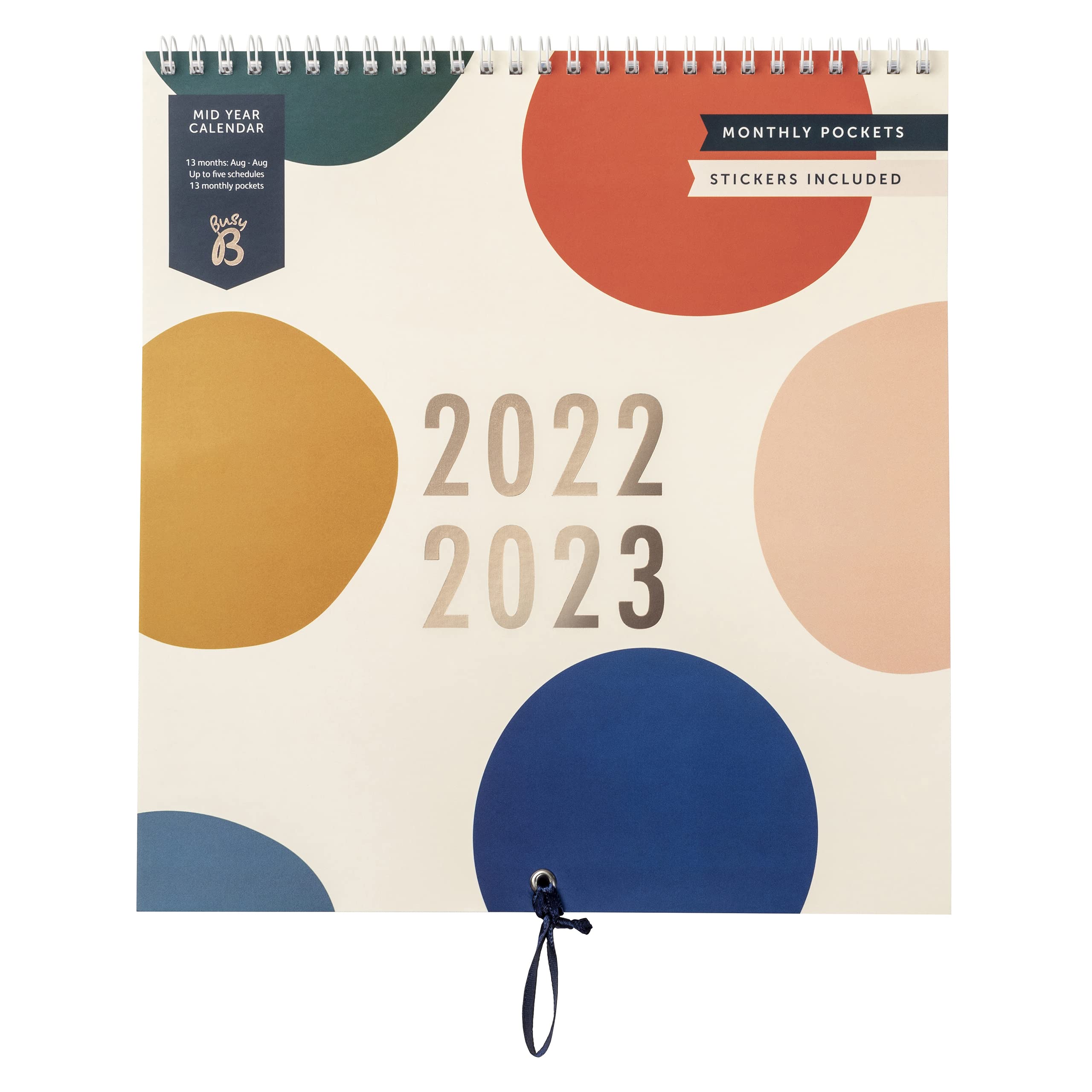 Buy Busy B Mid Year Family Calendar August 2022 August 2023 Spot 