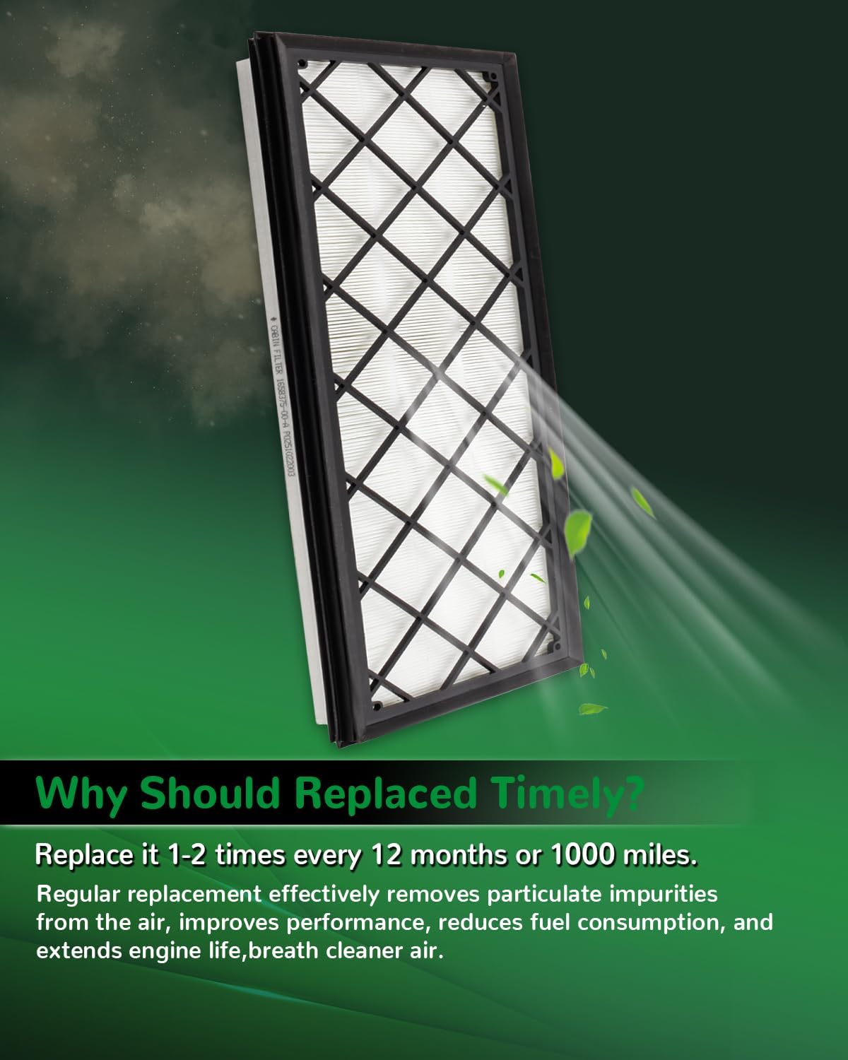 Cabin Air Filter Compatible with Model Y 2020 2021 2022 2023 2024 2025 2026 HEPA Intake Air Filter with Activated Carbon 6 Pack Replace 165837500A, 165837600A