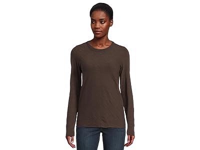 Lilla P Long Sleeve Bias Crew Neck Women