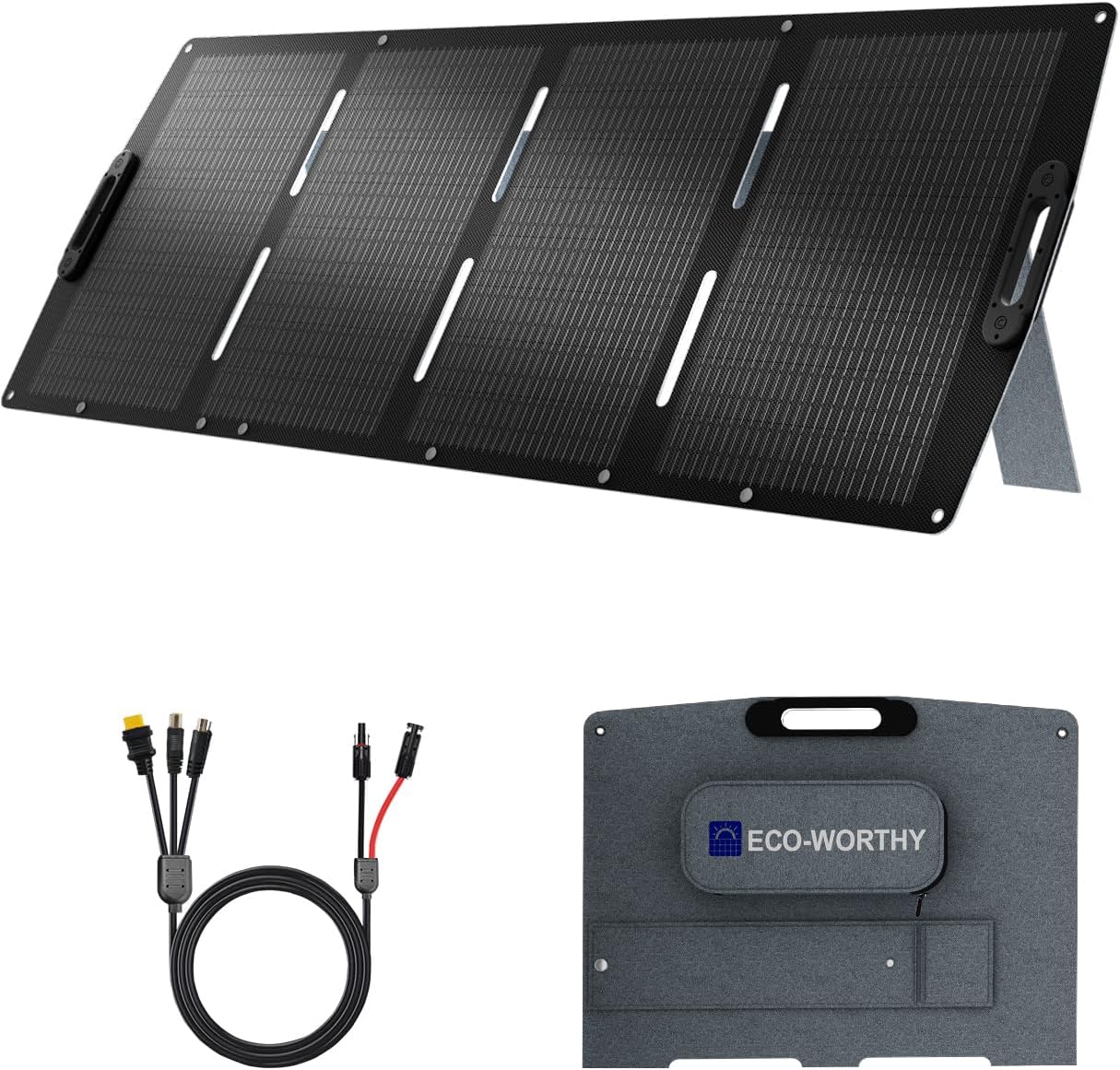ECO-WORTHY 200W Faltbares Solarpanel