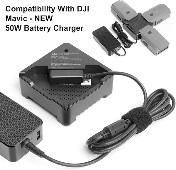 KFD Bloc d'alimentation chargeur de batterie câble de charge pour drone DJI Mavic Pro Quadcopter, Mavic Pro Alpine, Mavic Pro Platinum RC Drone 50 W F1C50 DJI Mavic Pro Fly More Accessoires de - 3