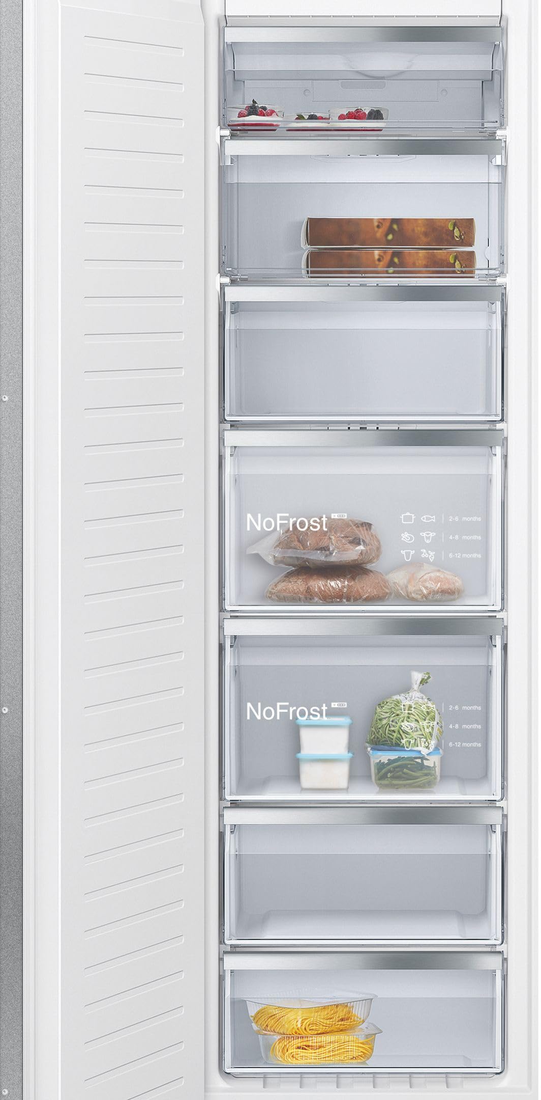 Siemens Upright Freezer iQ500, Built-In Freezer with SuperFreezing