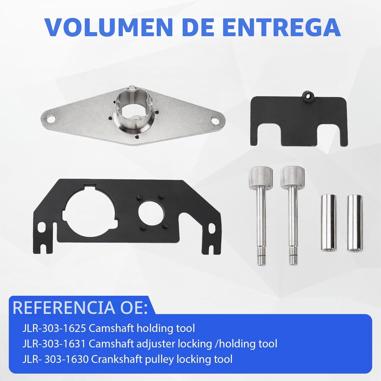 Kit de herramientas de sincronización de bloqueo del árbol de levas del motor compatible con Land Rover Jaguar Aurora 2.0T JLR AJ200 Diesel Engine Juego de herramientas de sincronización de alineación