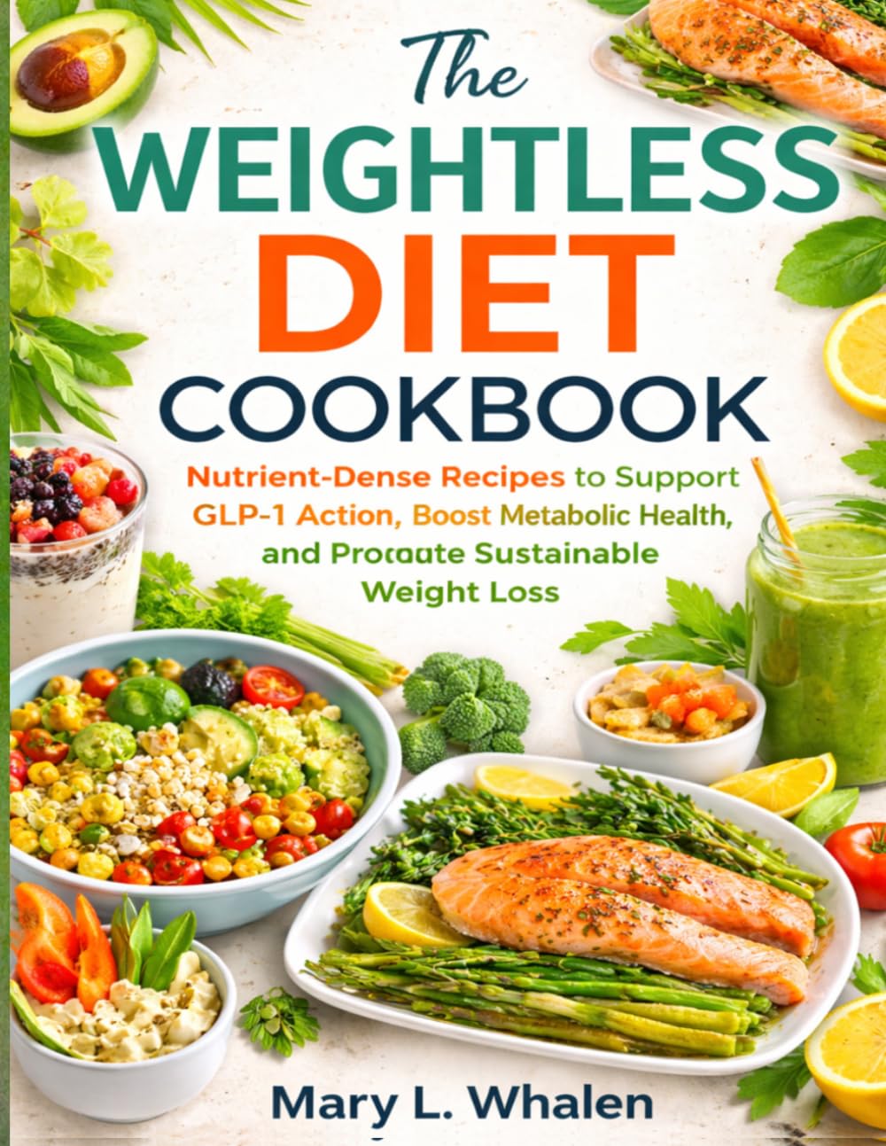 The weightless Diet Cookbook: Nutrient-Dense Recipes to Support GLP-1 Action, Boost Metabolic Health, and Promote Sustainable Weight Loss