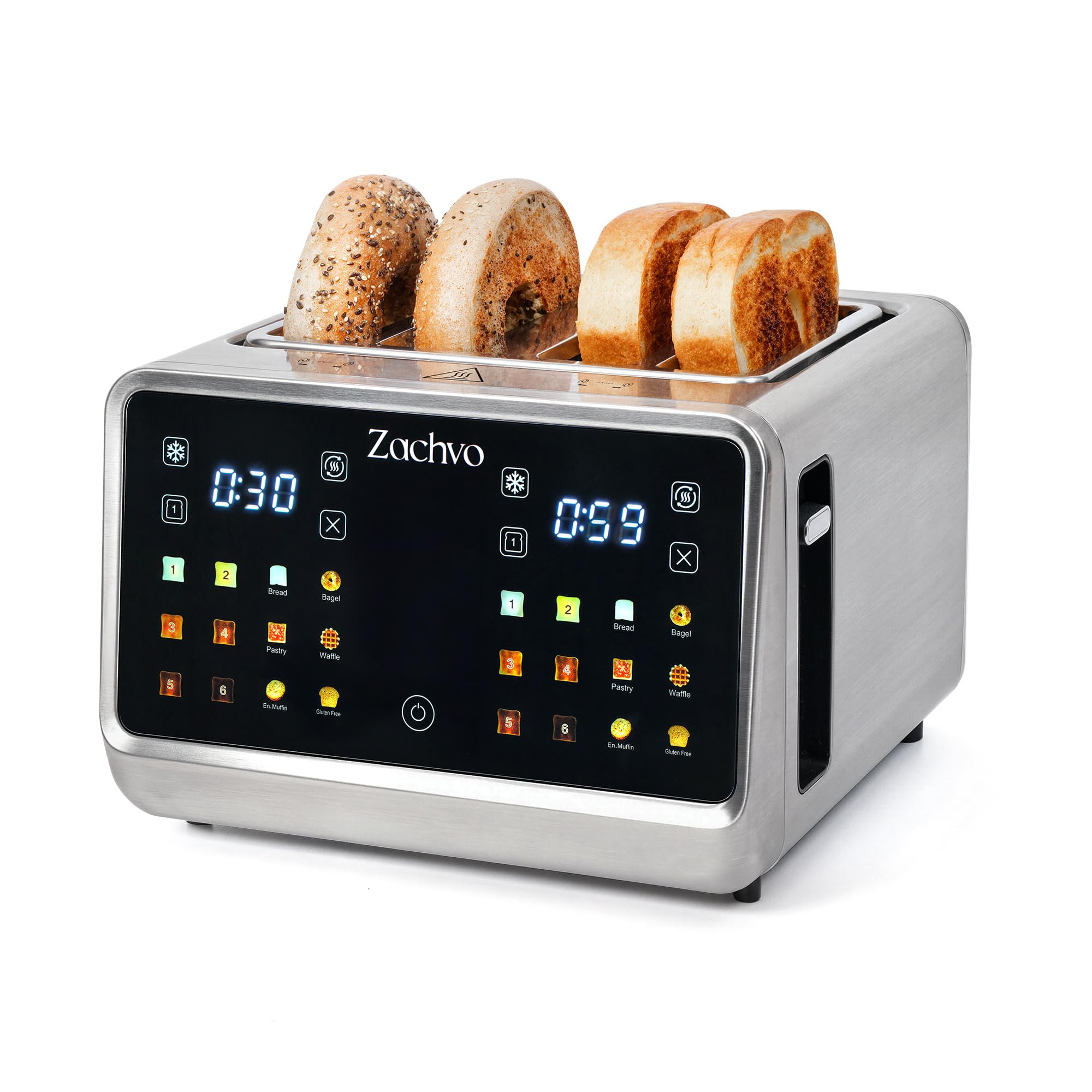 ZACHVO 4 Slice Smart Toaster