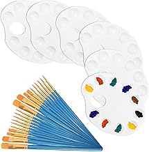 Pack of 26 Pallets, Children's Mixing, Colour Mixing Palette, Palette Painting, Pallet Furniture Mixing Palette, Watercolour for Oil Paints and Watercolours