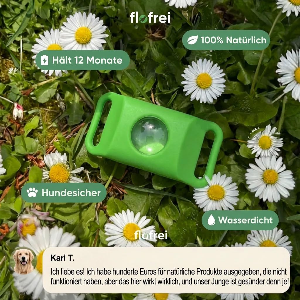 Hunde Anhänger fürs Halsband, Outdoor-Saison Begleiter für Wiesen, Wald & Garten, wasserabweisender Haustieranhänger, Hundezubehör für kleine, mittelgroße & große Hunde