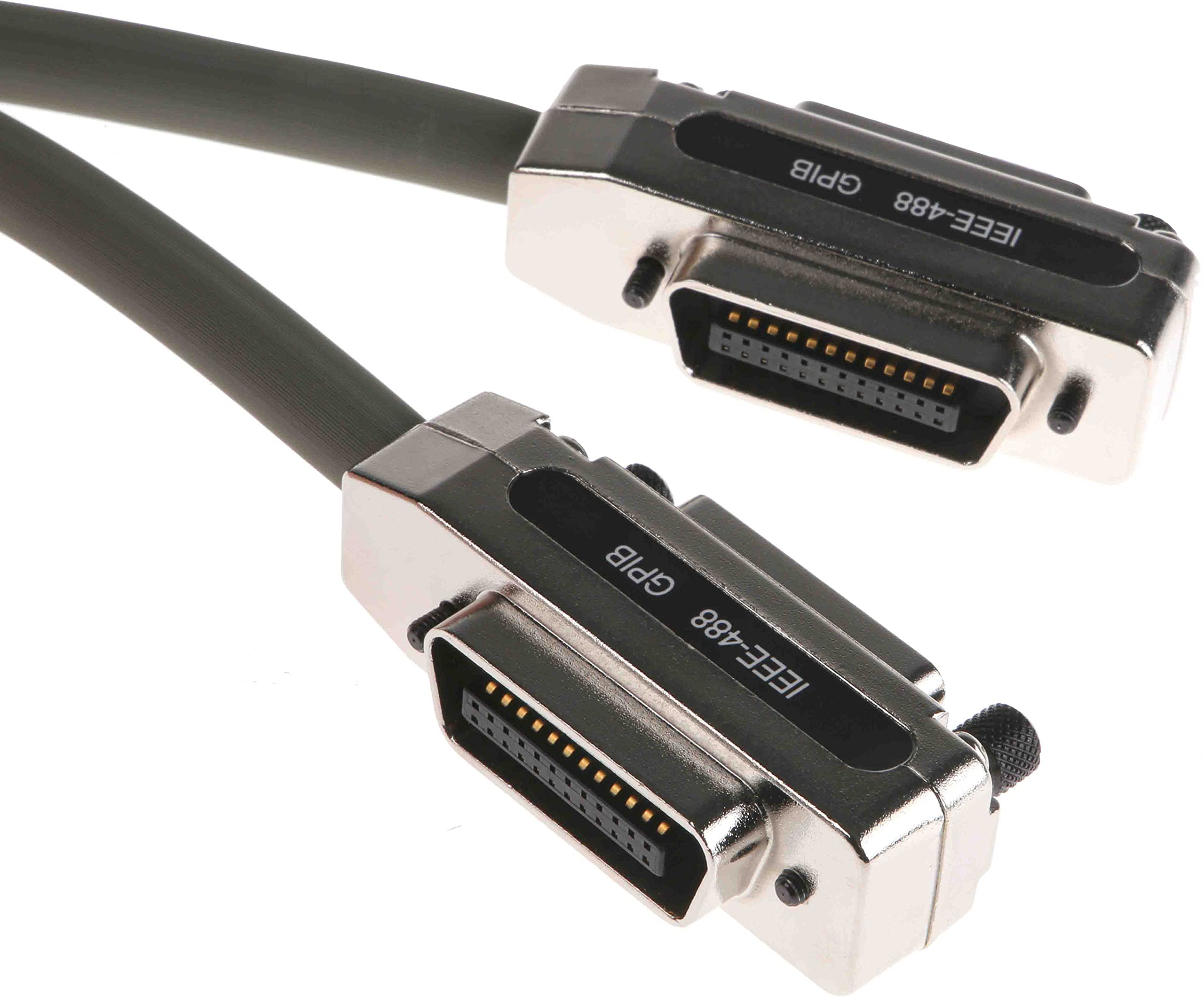 IEEE-488 GPIB Parallelkabel 2m – Stecker/Buchse, Gebraucht, Für Messgeräte, Unbranded