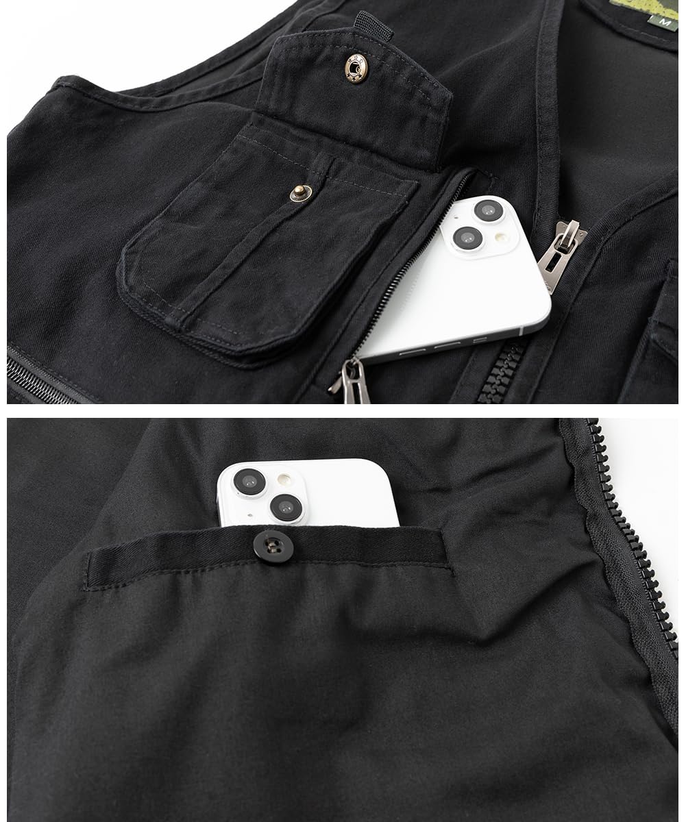 Herren Anglerweste Ärmellos Jacke Outdoor Weste Jagdweste Sommer Herrenwesten Sportlich Fotografie Funktionsweste mit Vielen Taschen