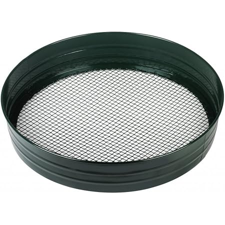 Tamis Jardin 2-en-1 UPP | Maille Réglable 4mm/10mm | Pour Terre, Sable, Compost | 39.5x29cm