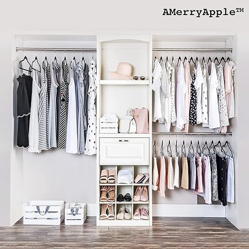 Miniatura 4 de Percha de terciopelo negro  Gancho giratorio de hasta 360  Perchas delgadas de alta calidad  Perchas duraderas y antideslizantes para armario