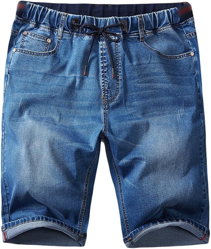 Xinwcang Uomo Shorts in Jeans Basic Slim Fit Skinny Stretch Bermuda Denim  Breve Pantaloncini : Amazon.it: Abbigliamento