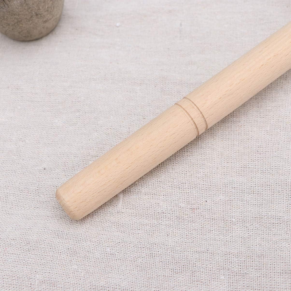 Amosfun 1pc Small Wooden Mallet Wooden Crab Sticks Natural Hardwood Crab Hammer for Chocolate Cracking, Image 1, Mittel - Image 4
