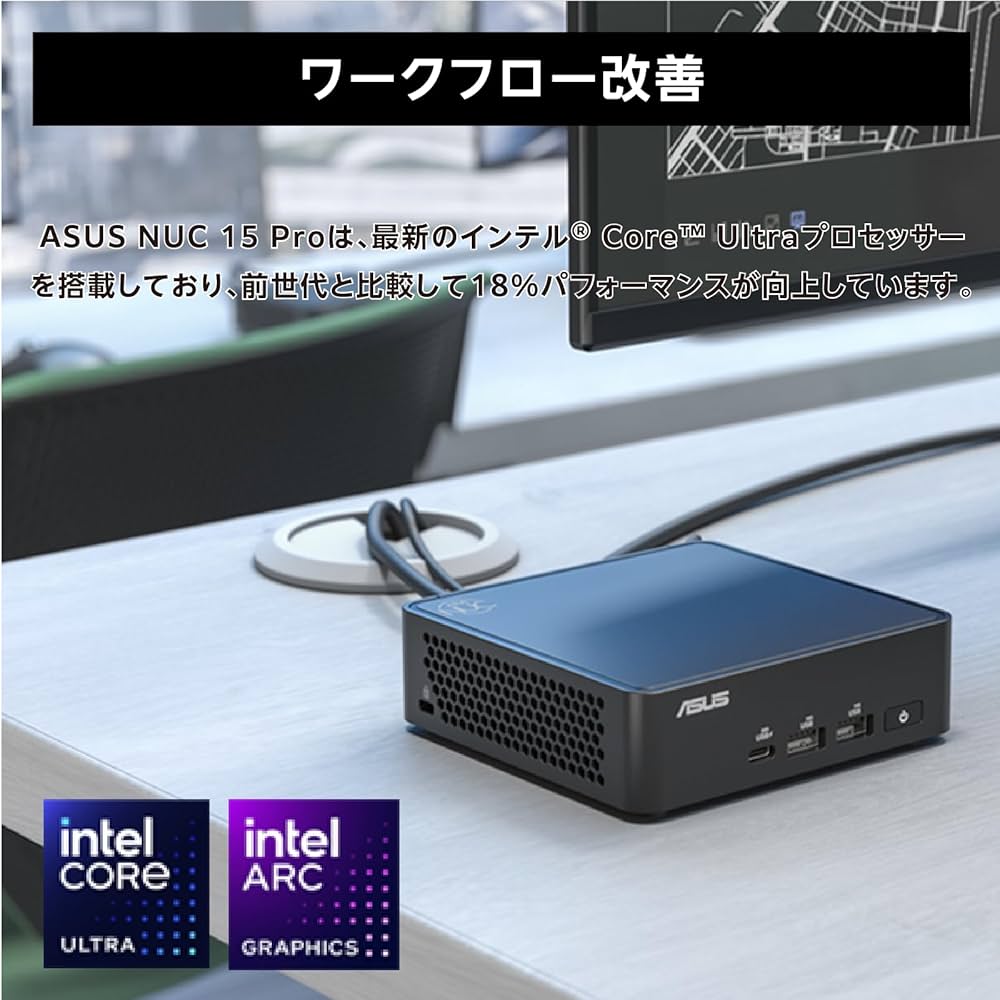 Amazon.co.jp: ASUS NUC ミニPC Intel Core Ultra 7