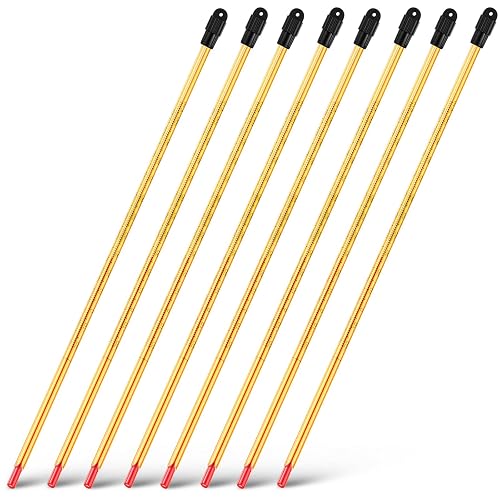 Saysurey 8-Pack Glass Total Immersion Thermometers