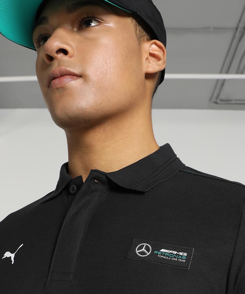PUMA Polo de automovilismo Mercedes-AMG Petronas Hombre L Black