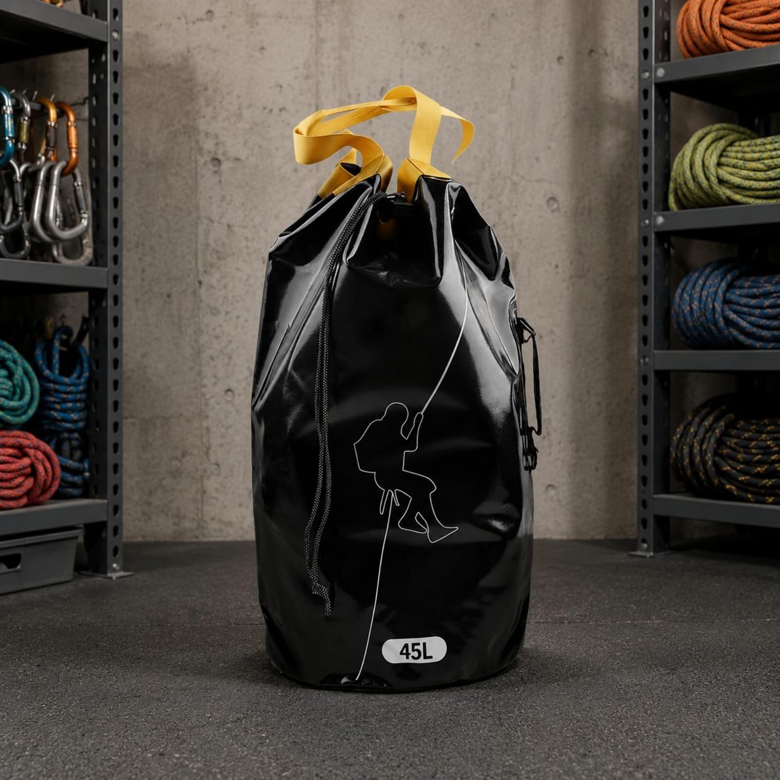 Sac Corde 45 L Coutures Thermoscellées Matériel Outdoor Drainage Équipement Sport pour Spéléologie