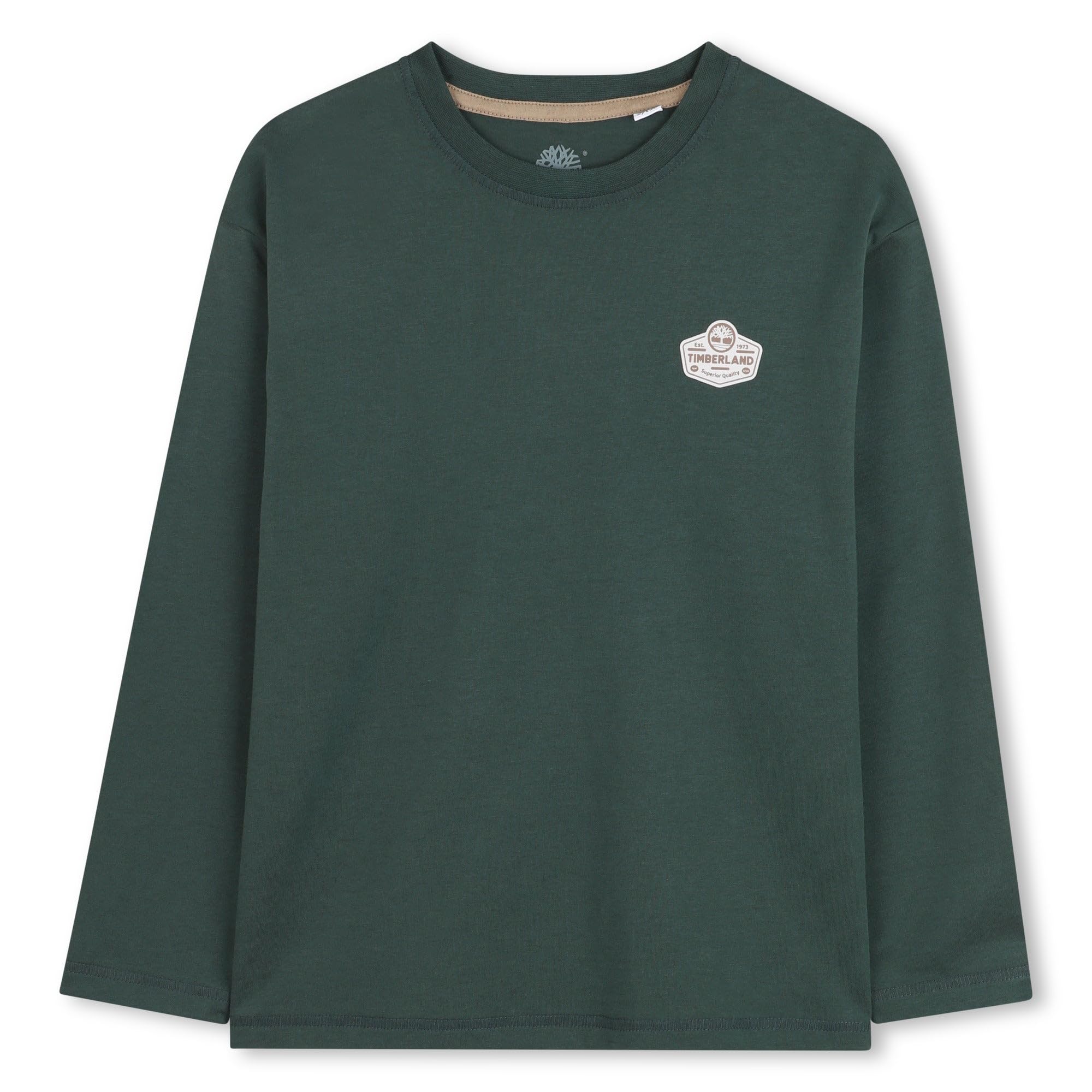 Timberland Boy's T60531 T-Shirt, Bottle Green, 10 Years
