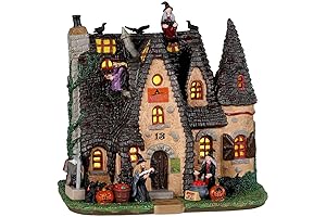 LEMAX The Witch's Cottage | Halloween Houses Village Collection