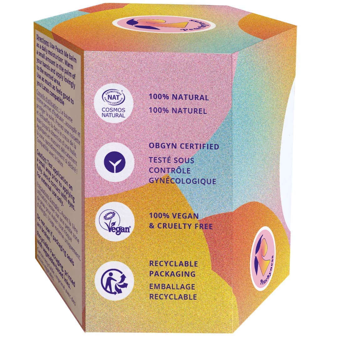 Peach Me by Peachyness I Organic Vaginal Moisturizer for Dryness with Coconut Oil & Vitamin E I Vegan, OBGYN Certified Vulva Cream I Hormones Free Vaginal Cream for Menopause Dryness I 1.7 Oz Vulva Moisturizer : Health & Household