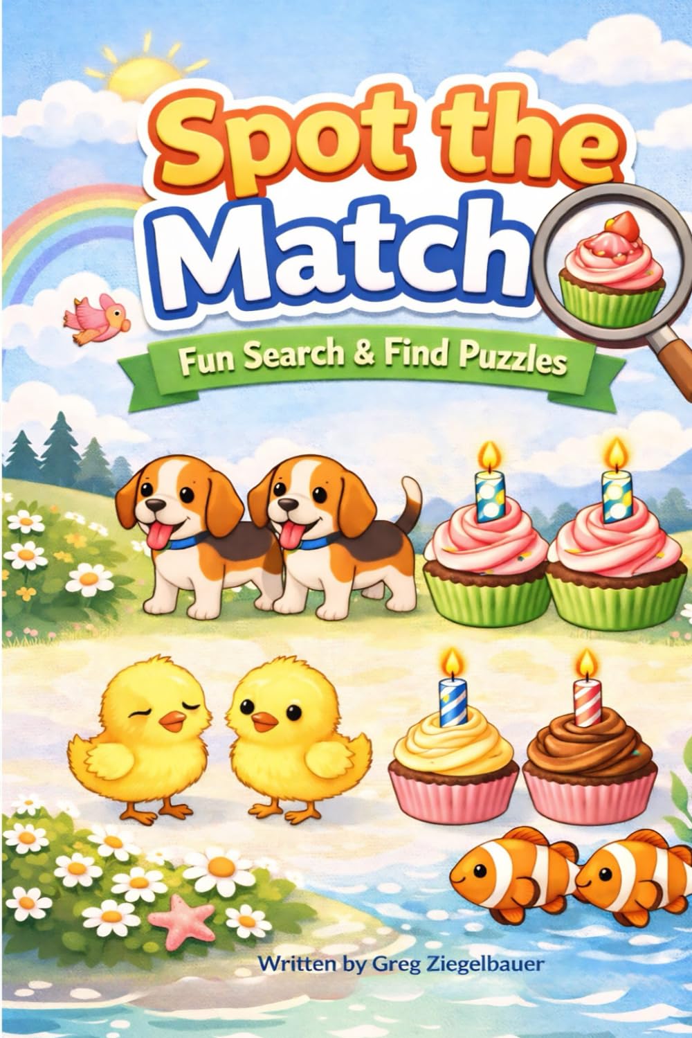 Spot the Match: A Matching Puzzle Book for Early Learning