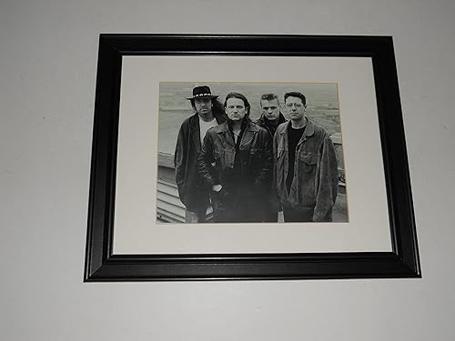 Cleveland Vinyl U2 Joshua TreeRattle and Hum 1986-88 era Bono, The Edge bw impresión de imágenes 14"x17" disponible en Yaxa Costa Rica