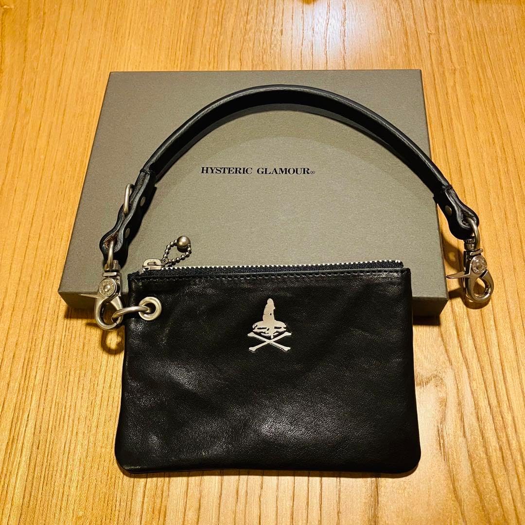 ヒステリックグラマー ミニウォレット＆ウォレットチェーン(革