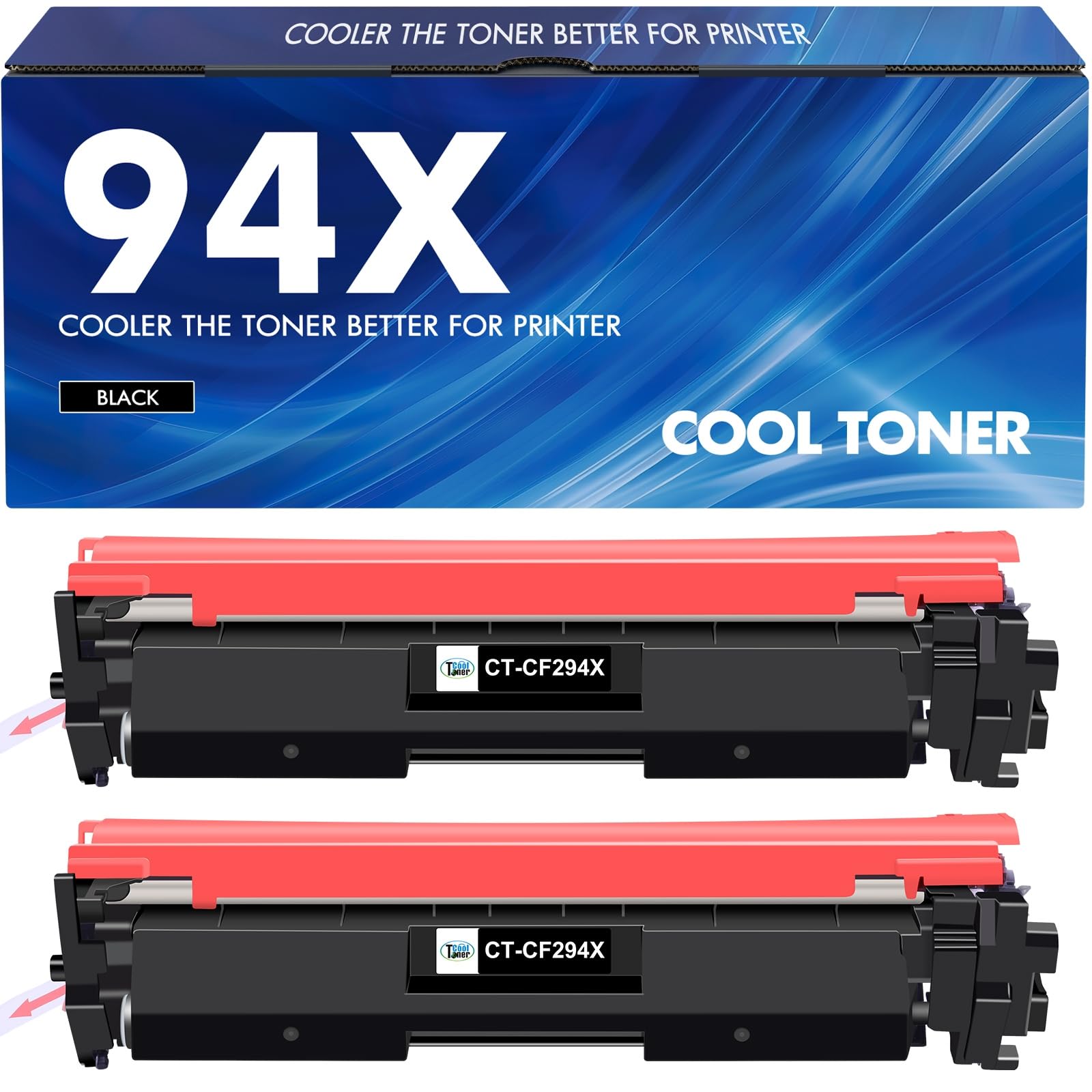 94X Tonerkartusche Kompatibel für HP LaserJet Pro MFP M148FDW M118DW Toner | CF294X 94A CF294A für Laserjet Pro MFP M148dw M149fdw M148 M149 M118 (Schwarz, 2er-Pack)