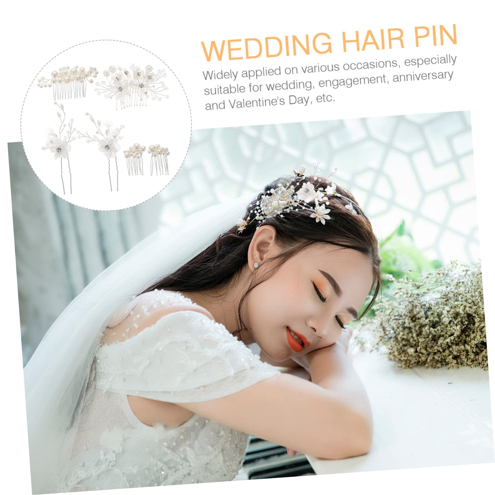 FRCOLOR 30stücke Teiliges Haarschmuck Die Braut Elegante Perlen-haarkämme Und Haarnadeln Für Hochzeiten Feiern Und Besondere Anlässe Hochwertiger Haarschmuck Für Frauen