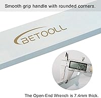 Vista 4 de BETOOLL Llave de tuerca de embrague de ventilador de 1.260 in, kit de herramientas de extracción de bomba de agua, compatible con BMW E34 E39 E36