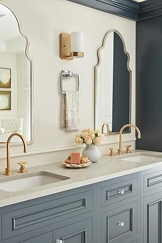 Vista 167 de Amerock BH36034CZ Toallero de bronce champán Toallero de 24 pulgadas (24.016 in) Revitalize Toallero de baño Accesorios de baño