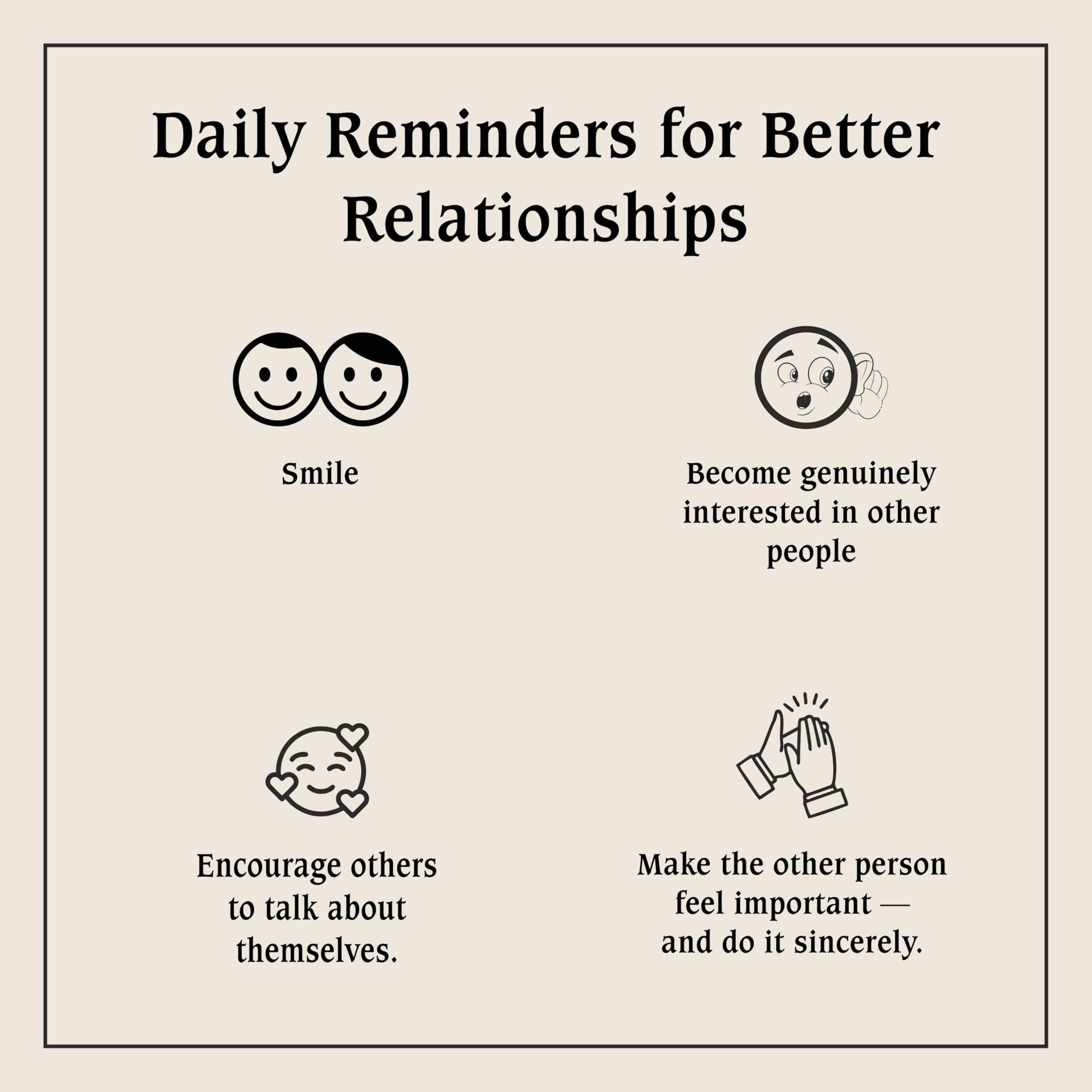 "Daily Reminders for Better Relationships Inspirational Framed… – view 3