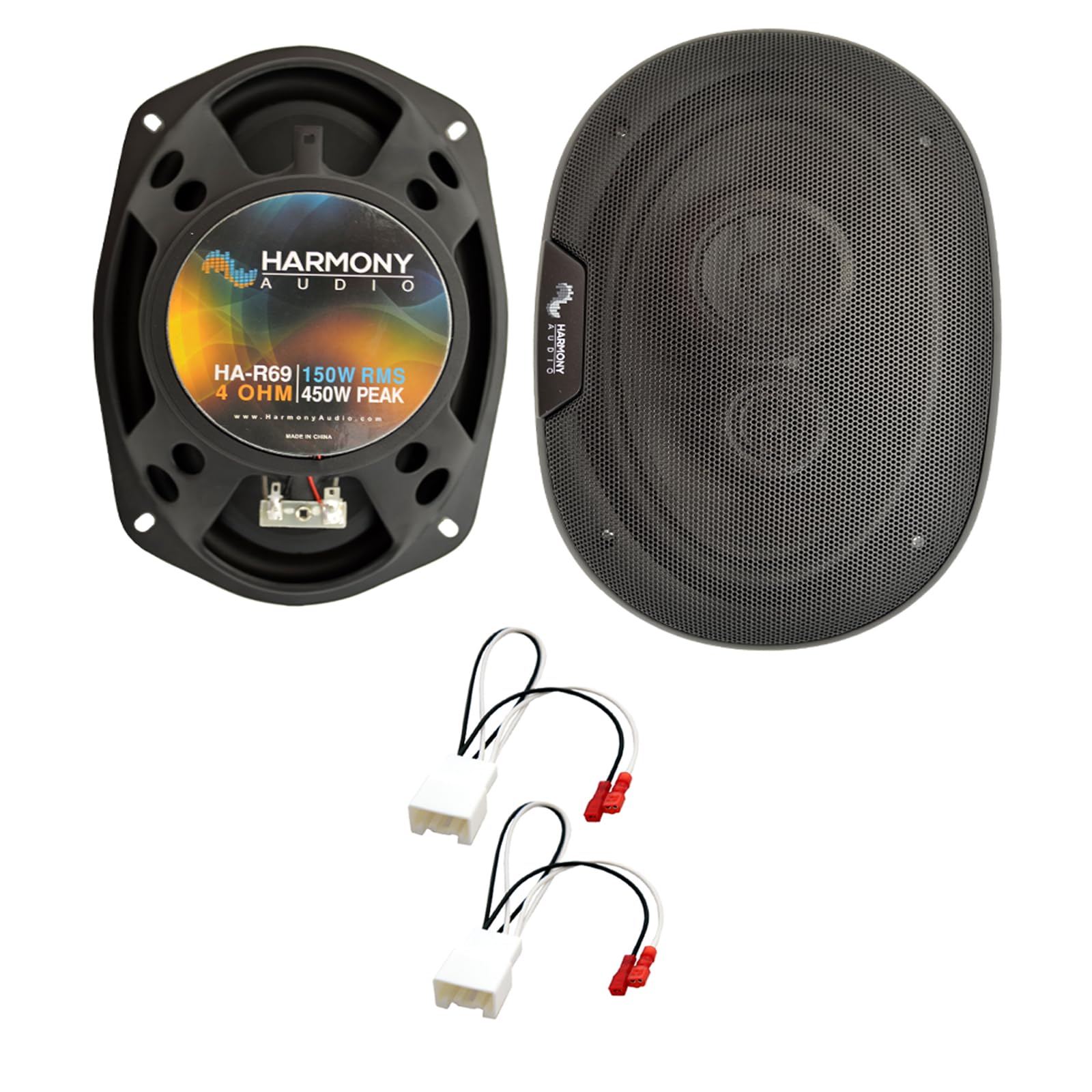Harmony Audio Speaker Upgrade Bundle For 2004-2008 Ford F-150 - 225W 6x8 Speakers