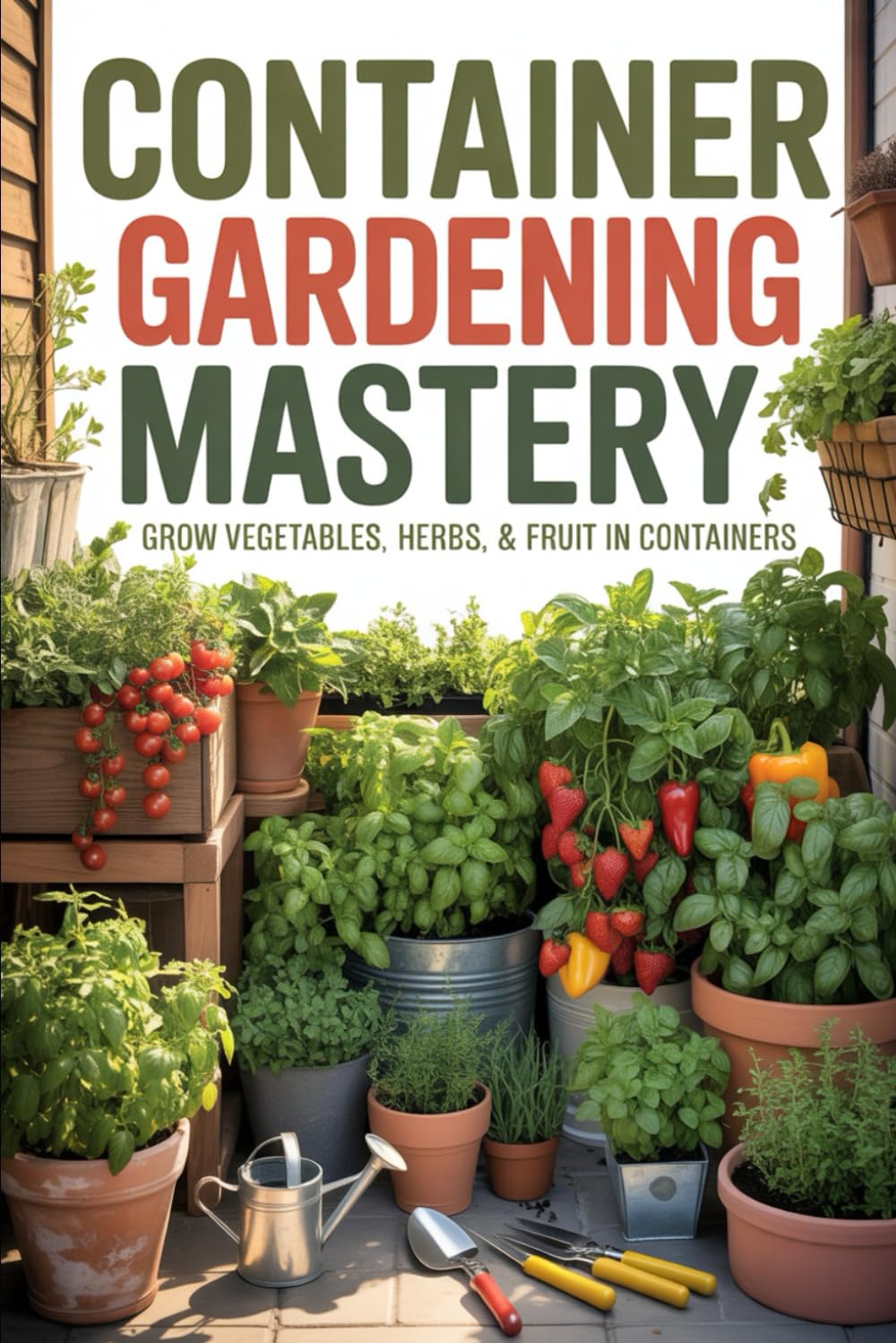 Container Gardening Mastery: Grow Vegetables, Herbs, and Fruit in Pots, Buckets, and Raised Containers (Urban Gardening & Micro Farming)