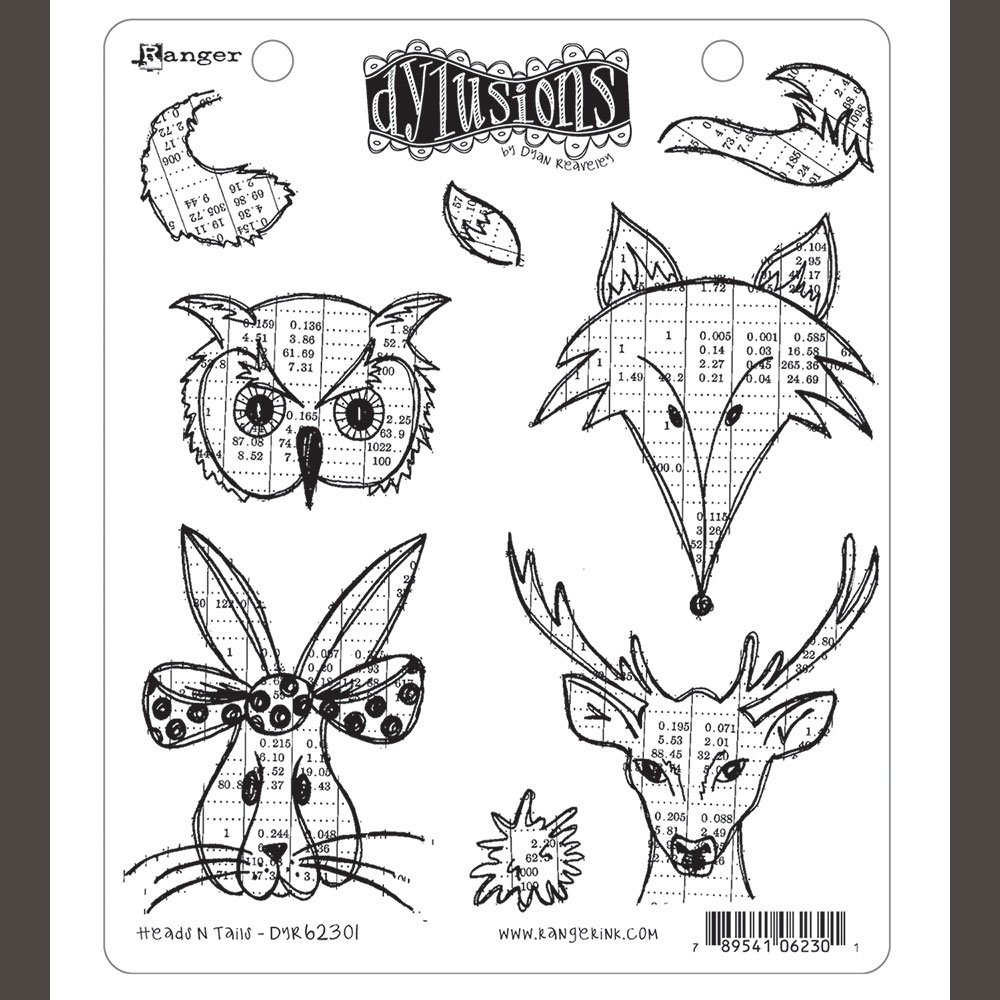 Ranger Dyan Reaveley's Dylusions Cling Stamp Collections 8.5