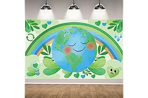 Celebrate Earth Day with Our Festive Earth Day Backdrop Banner!