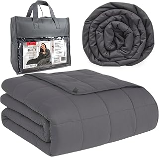 Couette lestée Gravity 6 - 150 x 200 cm - 6,8 kg - Gris