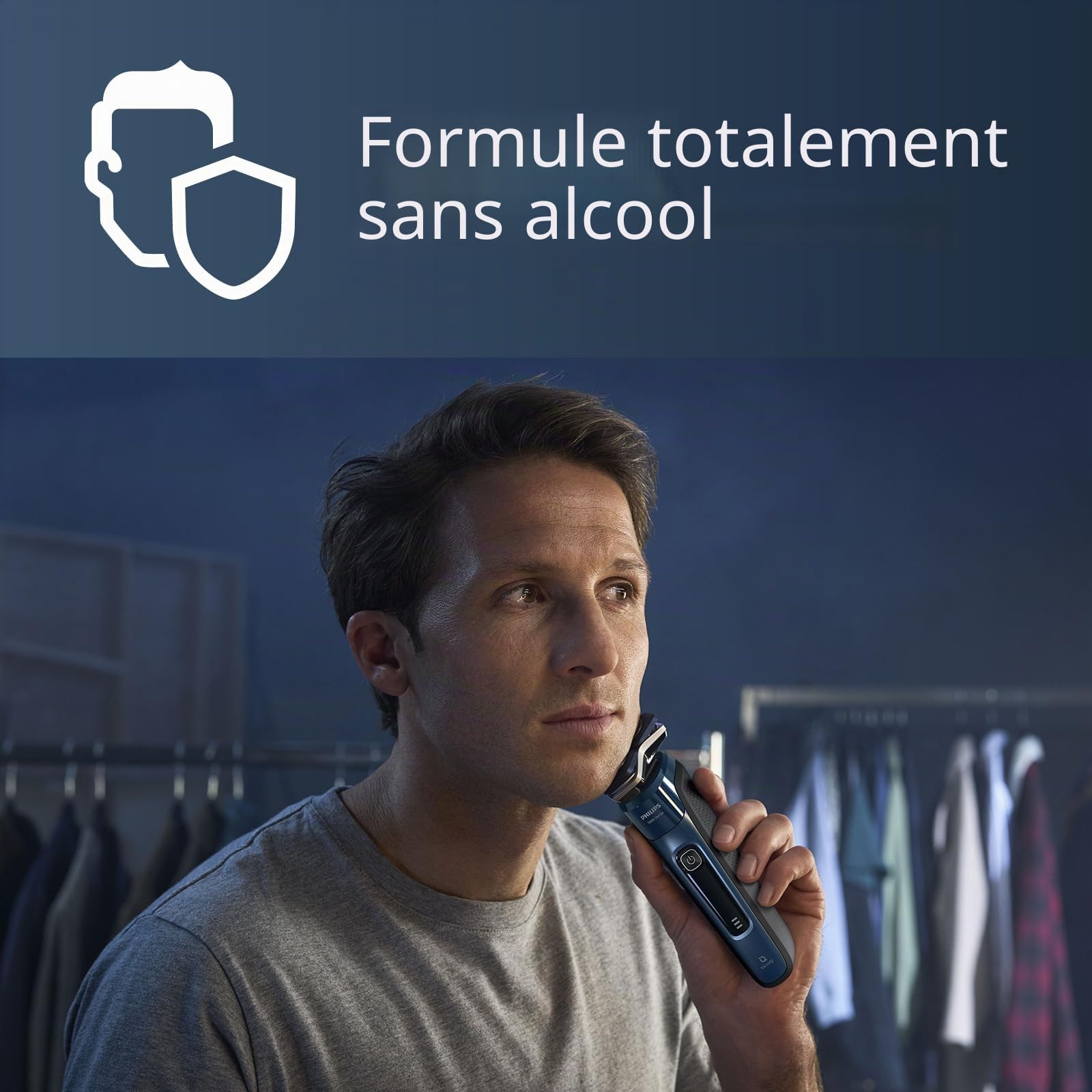 Norelco Philips CC12/52 Lot de 2 cartouches à dosettes Quick Clean, nettoyage facile de votre rasoir électrique, formule sans alcool et douce pour la peau, modèle CC12/52