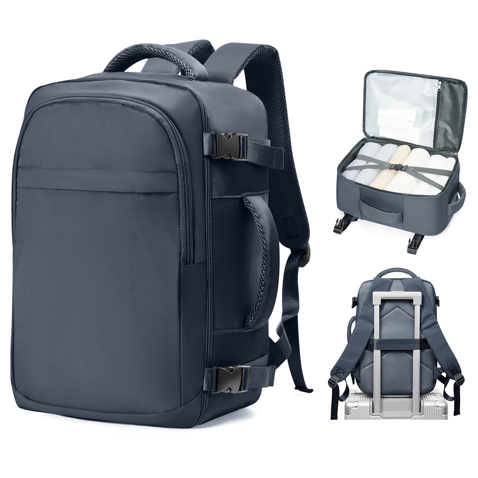 livbote Zaino da Viaggio 40x30x20 Vueling Zaini Impermeabile Aereo Ryanair 40x20x30 Wizzair Zaino per Bagaglio sotto sedile