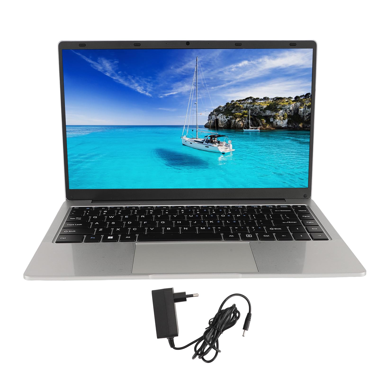 SUNGOOYUE Laptop da 14 Pollici per CPU N3700 con connettività Versatile, Adatto agli Studenti Universitari (Spina Europea)