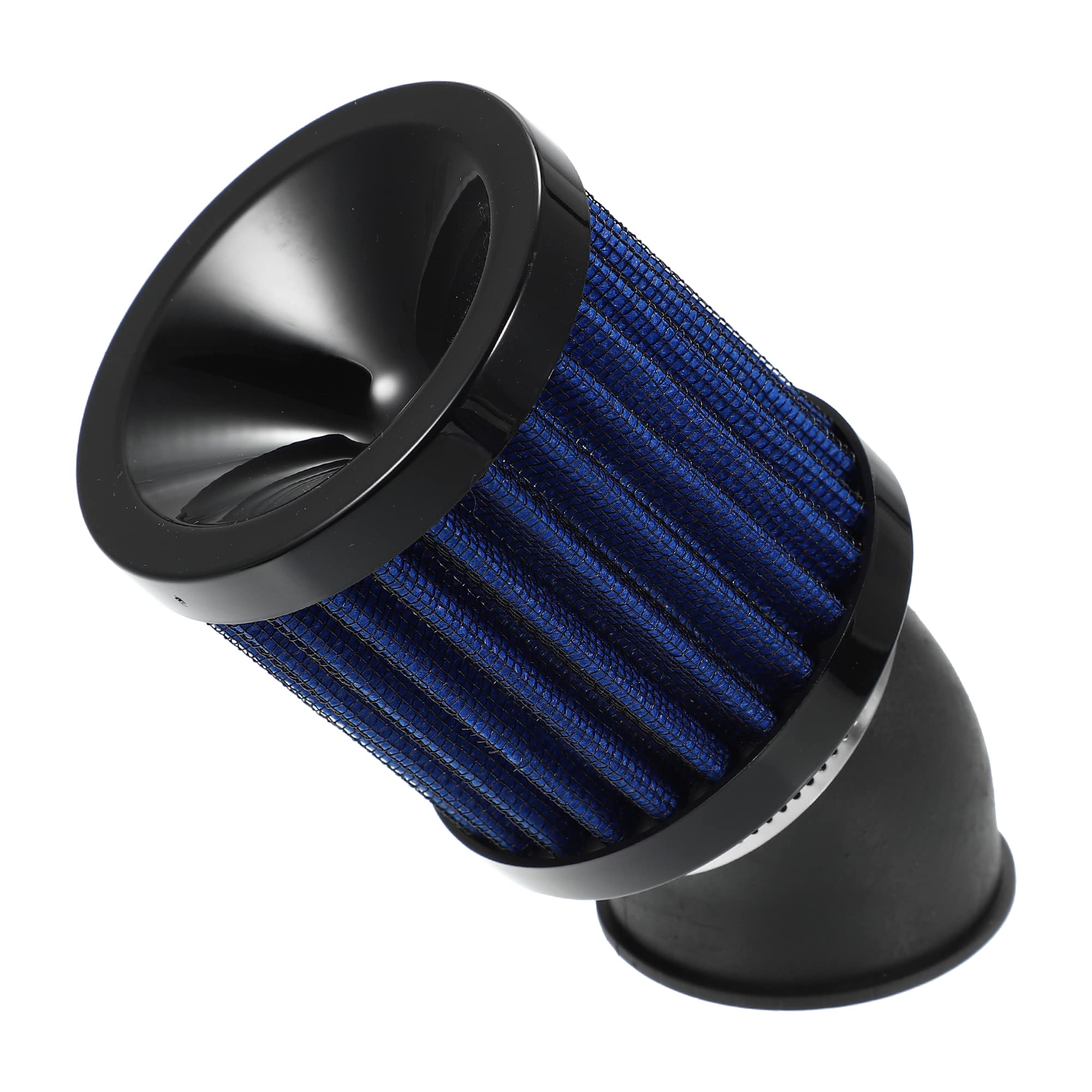 A ABSOPRO Moto Filtro Aria Universale Blu Nero 1 Pezzo Per Moto ATV | Materiale: Metallo, Plastica, Gomma. Diametro Foro: 28-48mm. Filtra Polvere E Sabbia. Per Honda, Per Yamaha, Per Suzuki.