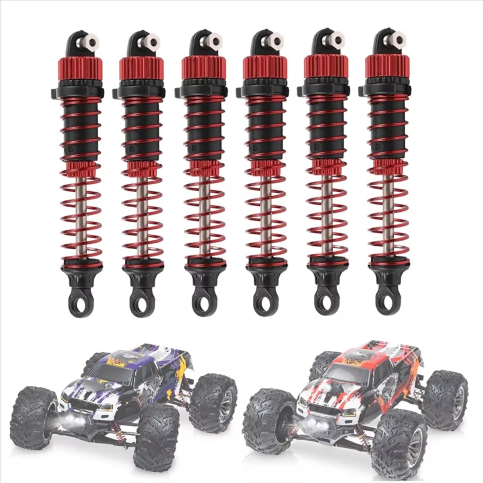 Ammortizzatore RC Compatibile Con LAEGENDARY Per Legend 1/10 RC Car Upgrade Parts Replacement Accessories 6 Pezzi Ammortizzatore Anteriore Posteriore