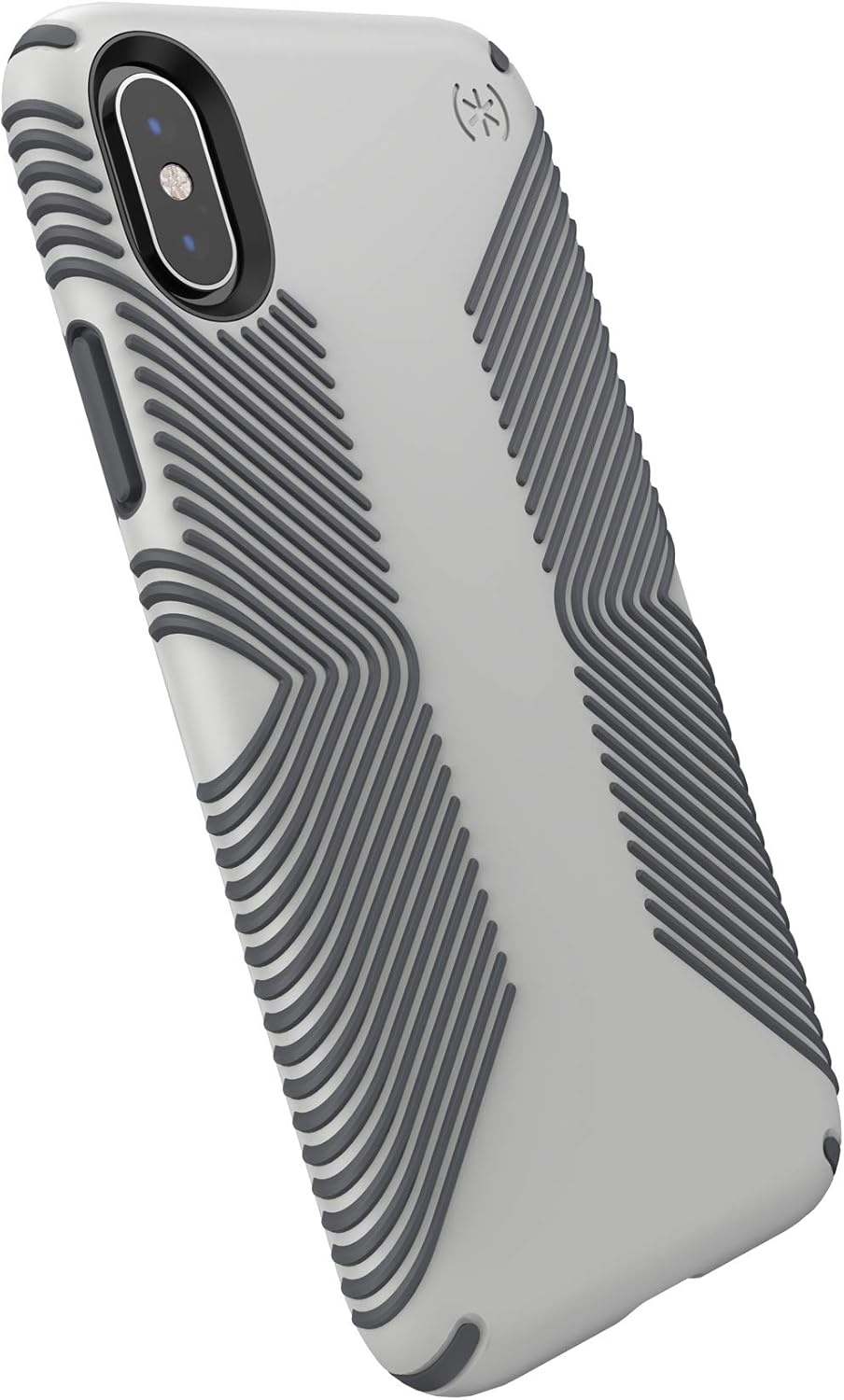 Speck Products Presidio Grip iPhone XS/iPhone X Case Dolphin Grey/Aloe Green