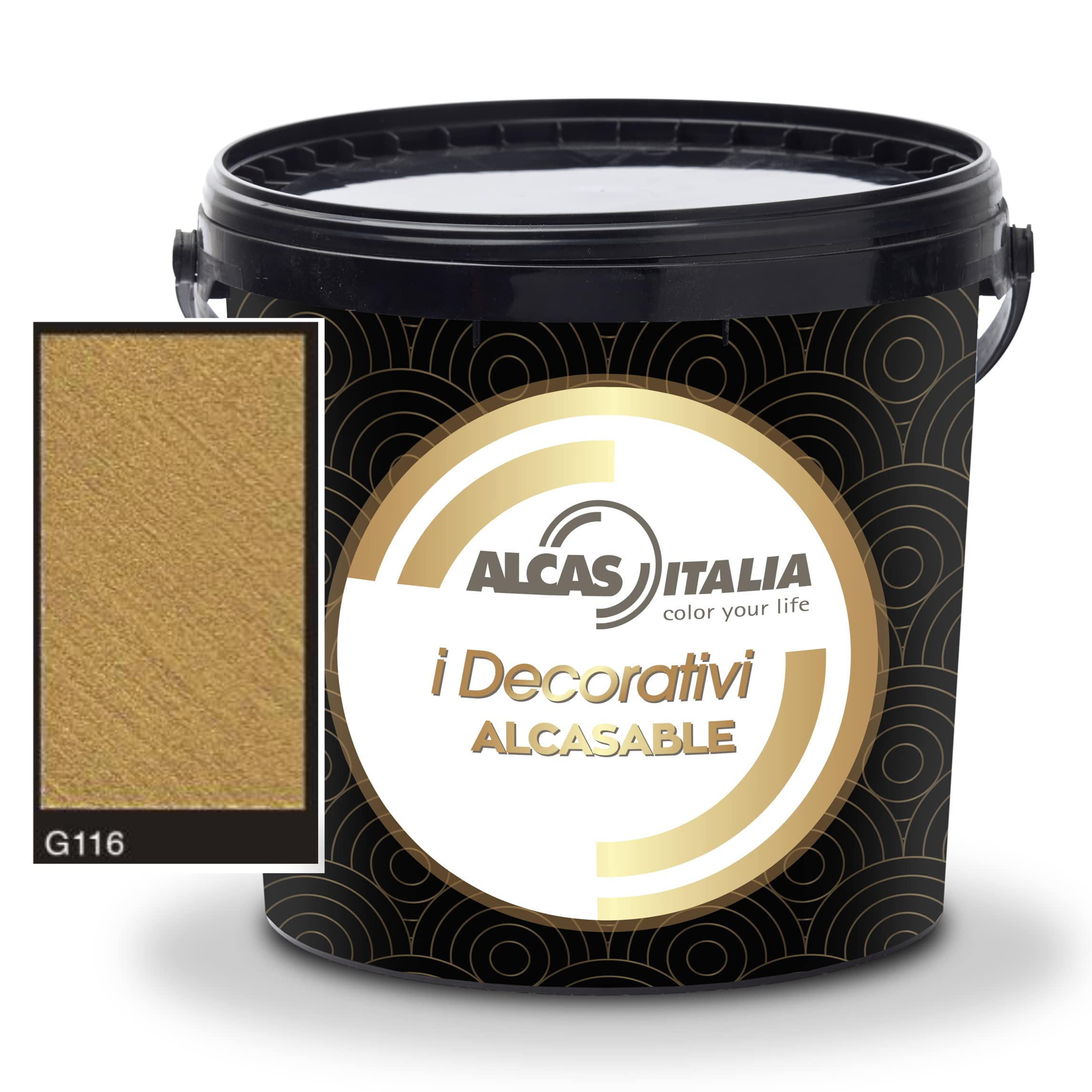 Pittura decorativa per interni effetto sabbiato perlato 2,5 Litri (G116)