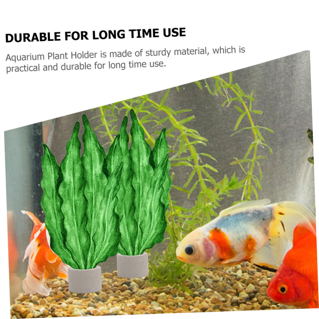 INOOMP Aquarienpflanzen Einfach zu Platzieren aus Keramik Fixiermittel 12 Stück Befestigungsbasis für Wasserpflanzen für Aquarium und Fischbecken