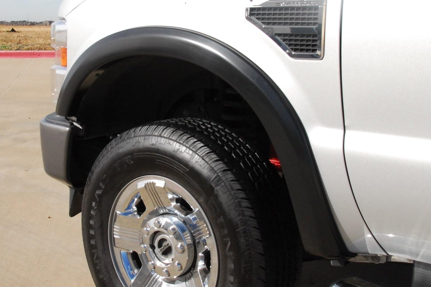 Lund SX313SA Elite Series Black Sport Style Standard Front Fender Flare - 2 Piece