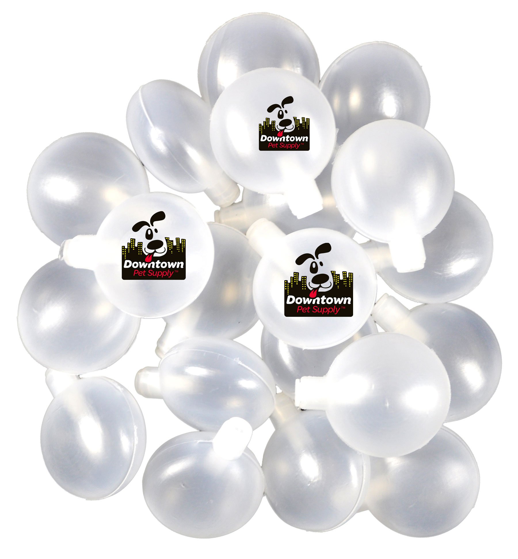 Downtown Pet Supply Squeakers for Dog Toys - Dog Toy Small Replacement Squeakers - Repair Squeaky Dog Toys, Cat Toys or Baby Toys - Great for Arts & Crafts - 1.25 in Diameter - S - 60 Pack